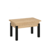 B-Fly coffee table to dining table 120x75x90 cm – Arena Oak Light / Wenge