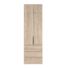 Light №2 2 Door Wardrobe with Top Box and Drawers 80x260x50 cm – Sonoma Oak