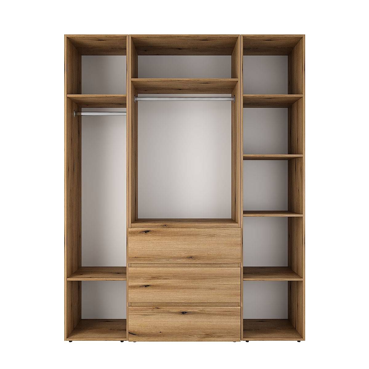 Buy light №1 4-Door Hinged Wardrobe with Top Box 160x250x50 cm – Evoke Oak for 22176 UAH Light №1 4-Door Hinged Wardrobe with Top Box 160x250x50 cm – Evoke Oak