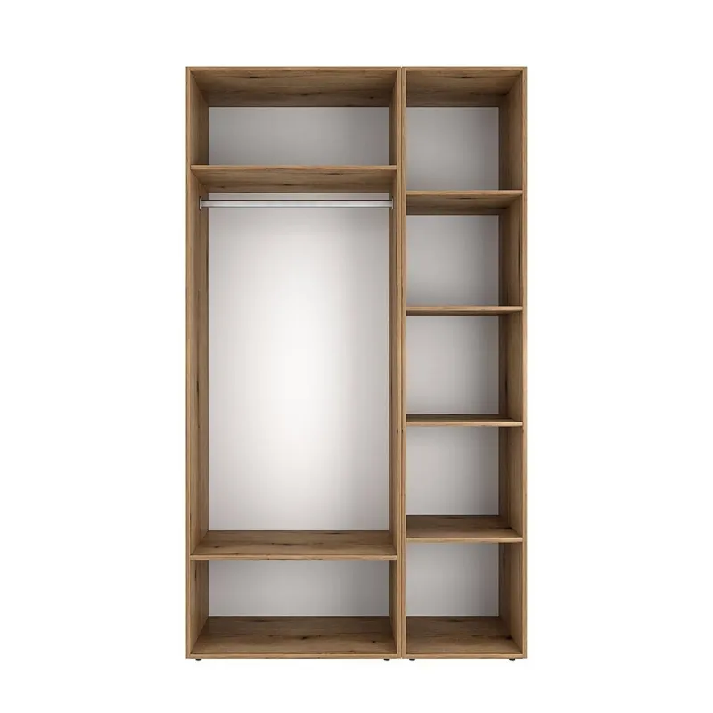 Распашной шкаф с антресолью на 3 двери Light №12 120х250x50 см – Дуб Эвок