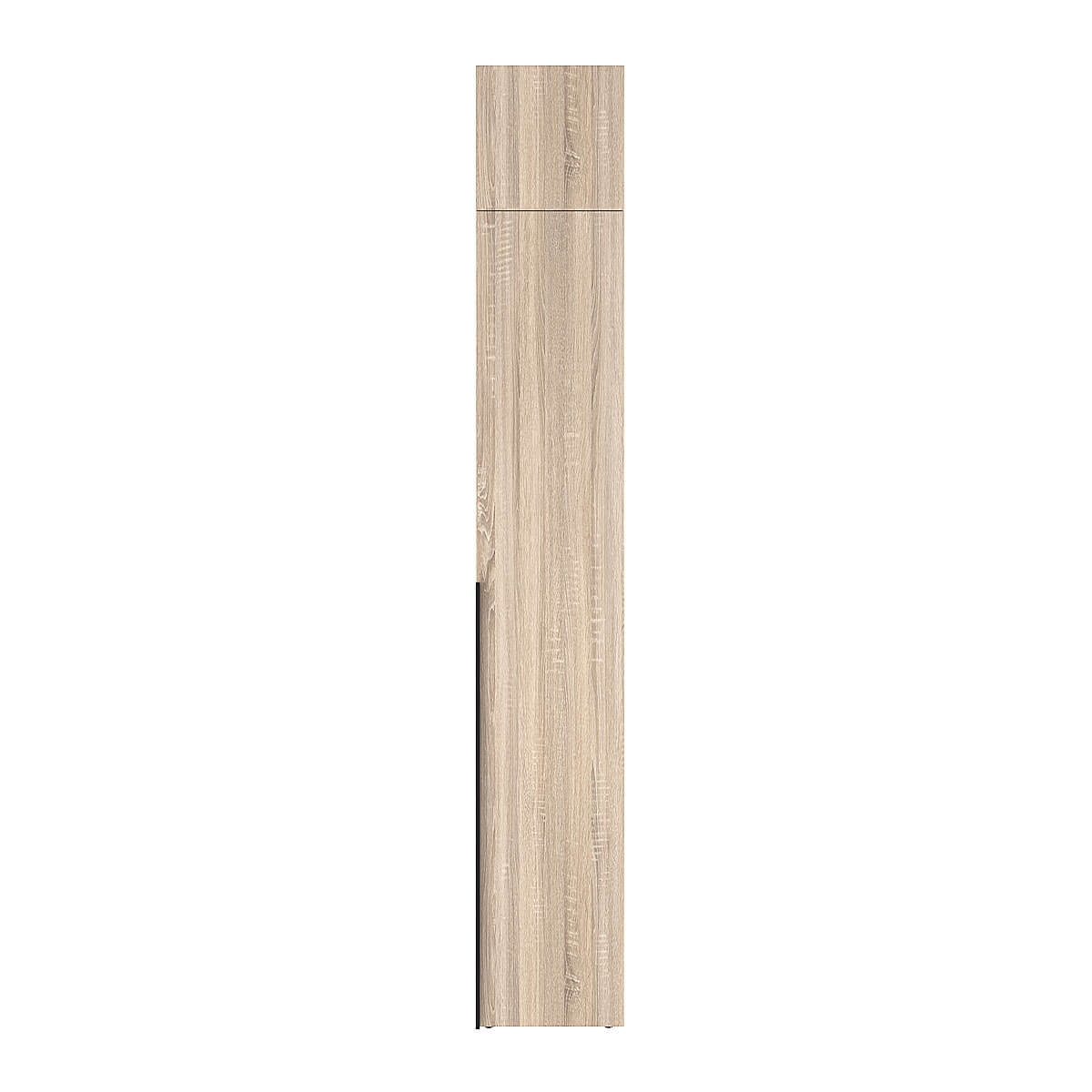Light №2 Slim Wardrobe with Top Box 40x250x50 cm – Sonoma Oak