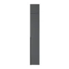 Light №2 Slim Wardrobe with Overhead Storage 40x260x50 cm – Graphite