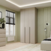 Розпашна тридверна шафа з антресоллю Light №12 120х260x50 см – Кашемір