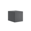 Top box for the Light narrow wardrobe - Graphite