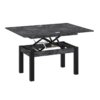 B-Fly Metal Transforming Coffee table 120x75x90 cm – Dark Concrete / Black