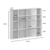 Напольная книжная полка на 16 ячеек Light №2 120x100x16 см - габариты
