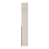 Light №1 Thin Wardrobe with Top Box 40x250x50 cm – Cashmere
