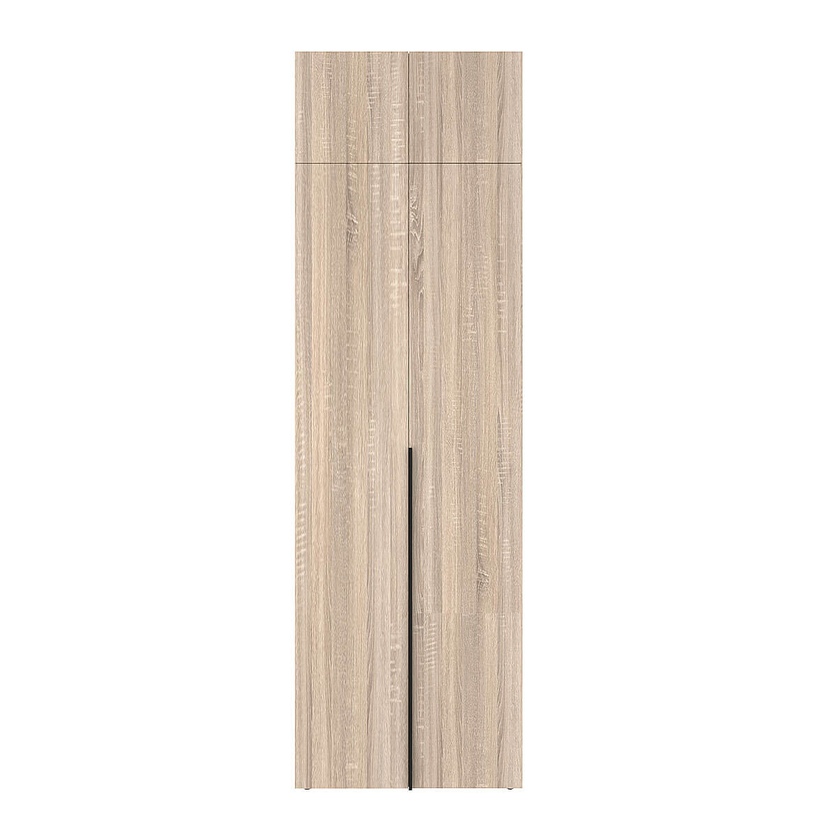 Light №13 Hinged Door Wardrobe with 2 Doors and Top Box 80x250x50 cm – Sonoma Oak