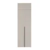 Light №13 Hinged Door Wardrobe with Two Doors and Top Box 80x260x50 cm – Cashmere