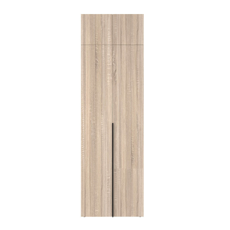 Шкаф распашной на 2 двери с антресолями Light №13 80х250x50 см – Дуб Сонома