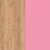 Craft Gold Oak / Pink