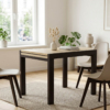 Kors Sliding Extendable Kitchen Table 89(178)x76x68 cm – Sonoma Oak / Wenge